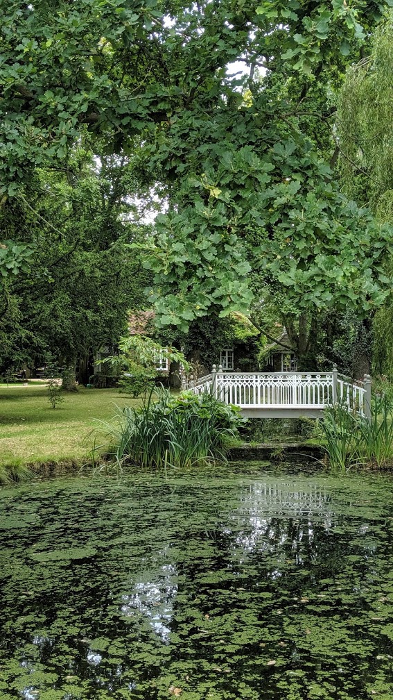 pond at little dower house