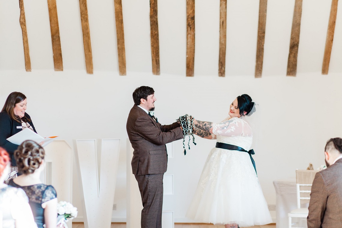 alternative bride handfasting