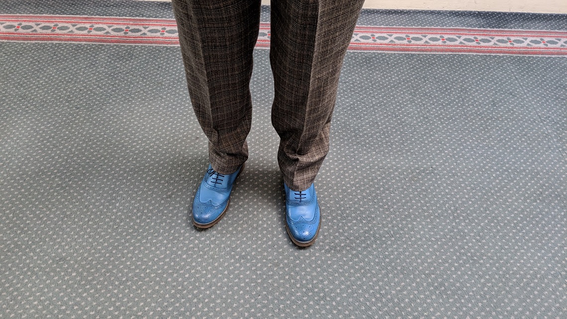 Groom Blue Shoes