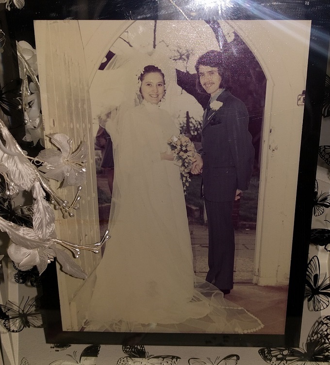 old wedding photo
