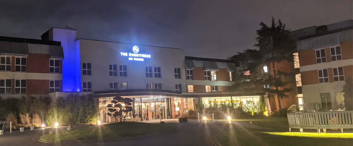 runnymede hotel at night