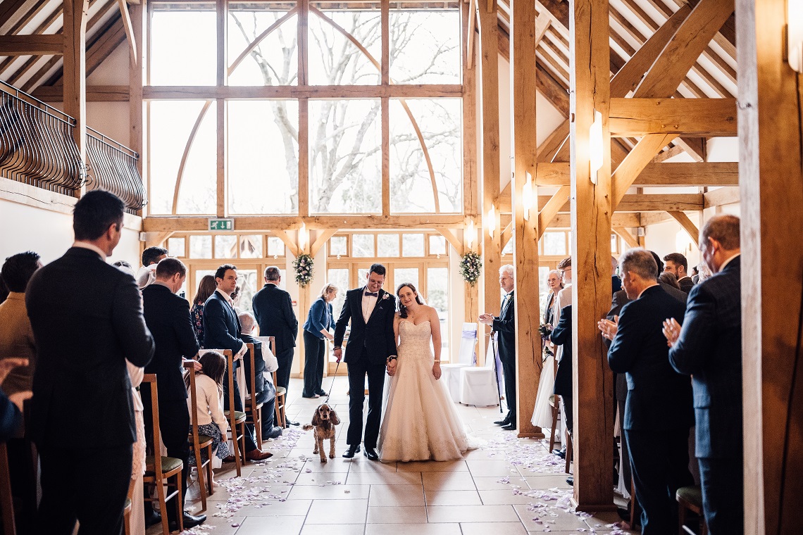 puppy wedding