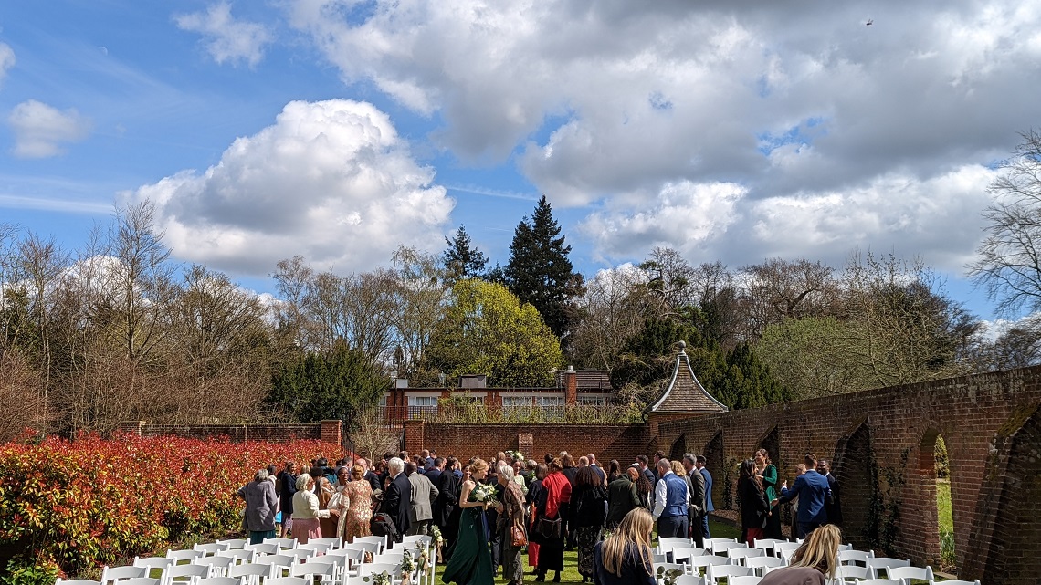 guests in walled garden