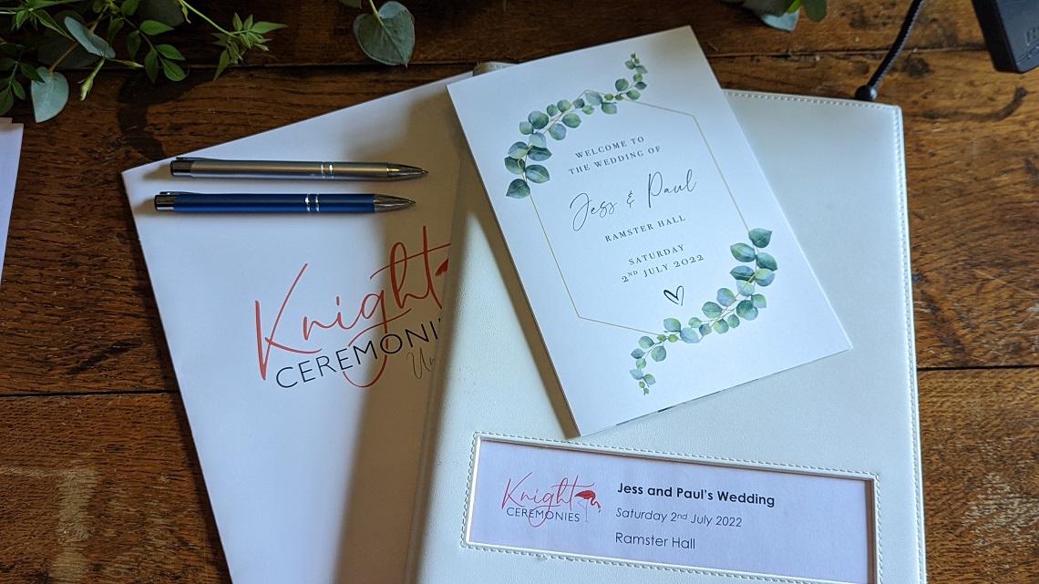 celebrant certificate knight ceremonies