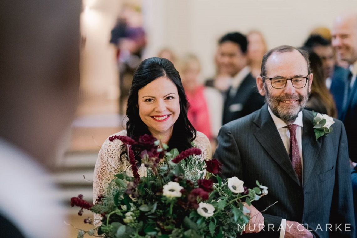 bride and father