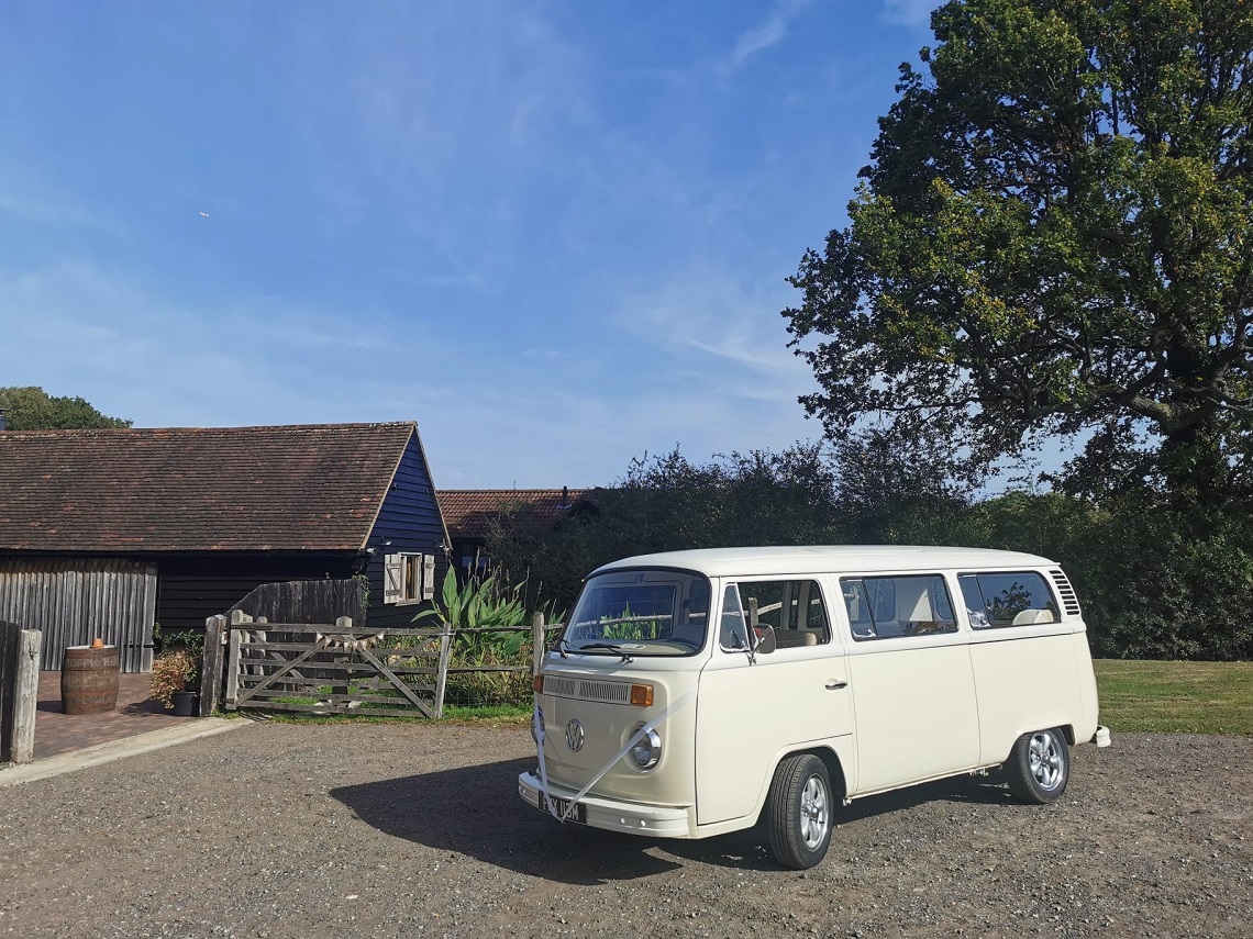 camper van at gildings barns