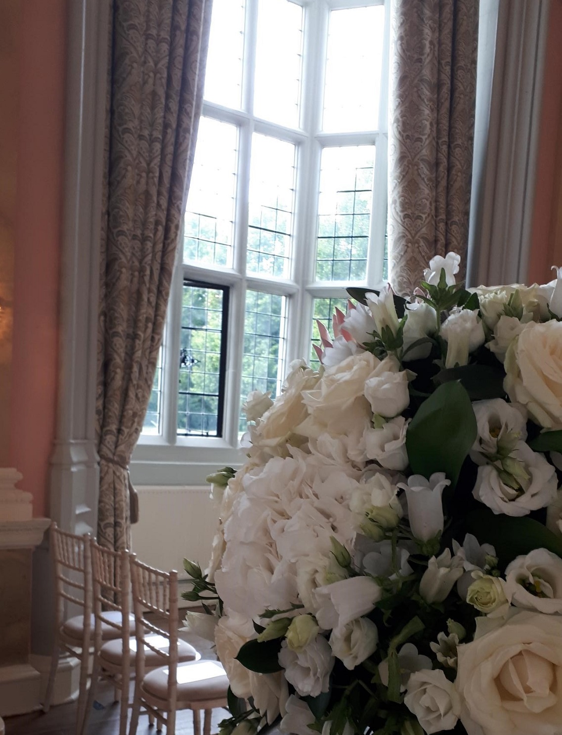 wedding florals danesfield house