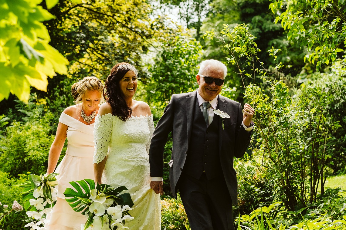 waddesdon manor bride entrance celebrant wedding