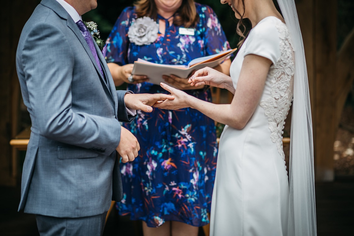 knight ceremonies rivervale barn outdoor wedding