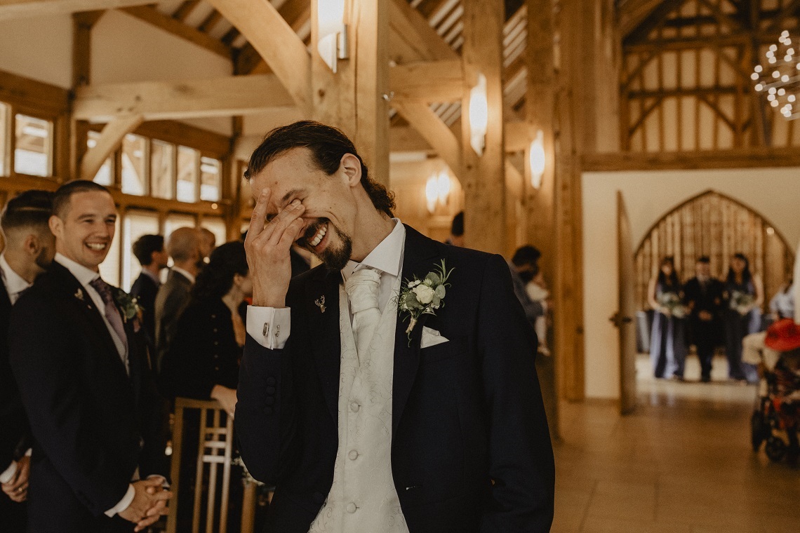 nervous groom