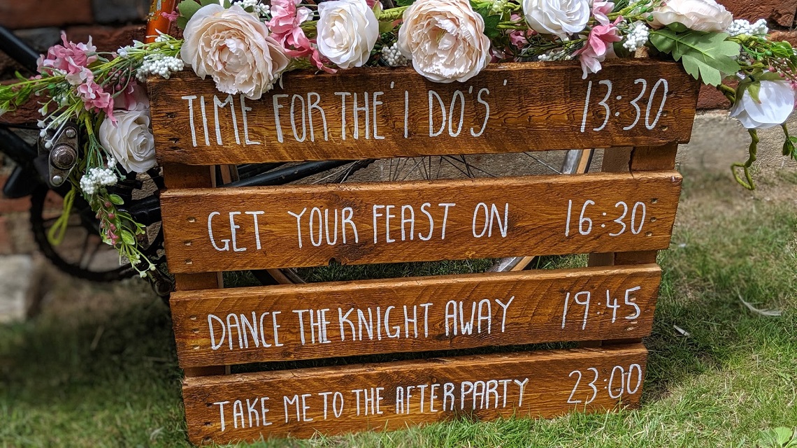 wedding timings